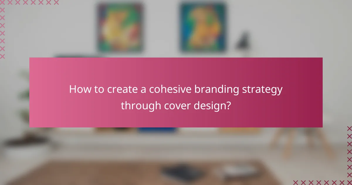 How to create a cohesive branding strategy through cover design?